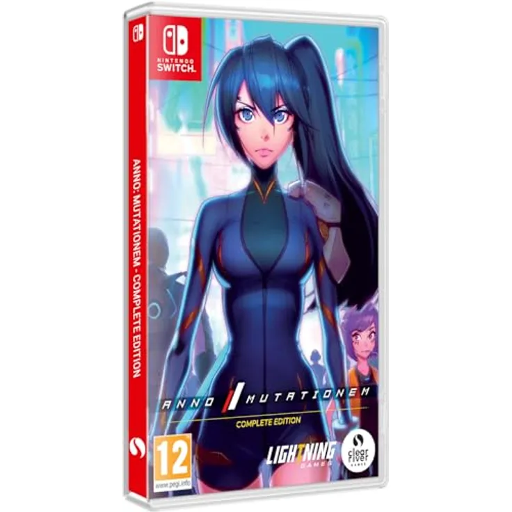 Clear River Games ANNO: Mutationem - Complete Edition NS, Action-Adventure mit einzigartigem 2D- zu 3D-Gameplay, Cyberpunk-Welt, Pixelgrafik, RPG-Elementen, und spannender Handlung