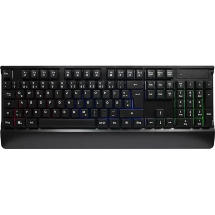 Inter-Tech Tastatur- und Mausset AC KC-3000, Beleuchtete Tastatur, Ergonomisch geformte Maus - Preisvergleich – Bild 2