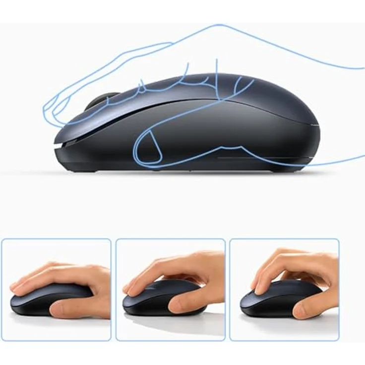 UGREEN Wireless Mouse 90550, kabellose 2,4 G Maus in Midnight Blue – Bild 2