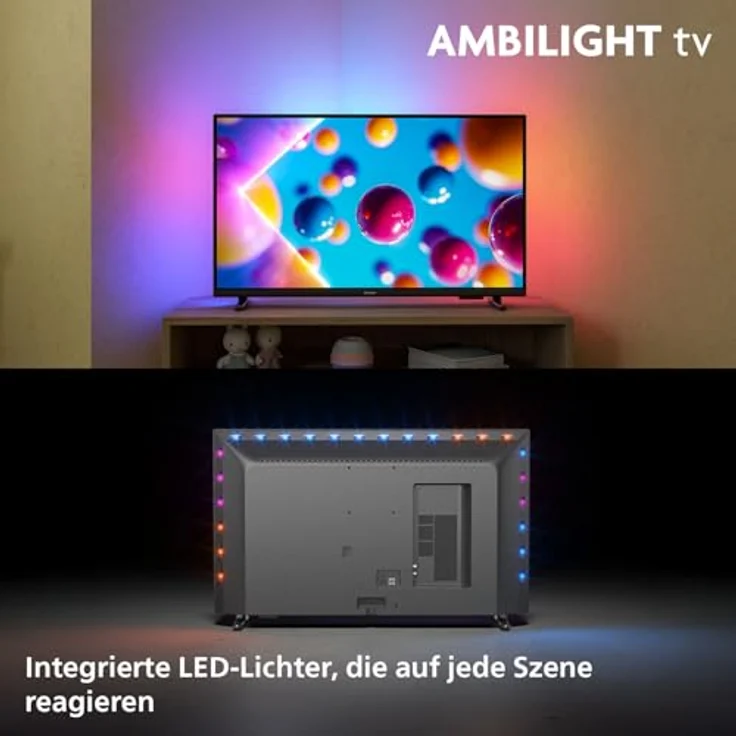 Philips 32PFS6900, 32 Zoll HD LED Smart TV mit Pixel Plus, Titan OS, Dolby Digital Sound, Sprachsteuerung mit Alexa und Google Assistent – Bild 2