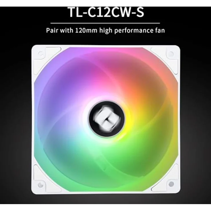 Thermalright Peerless Assasin 120 SE A-RGB CPU-Kühler - 120 mm, weiß mit 2 Türmen, 6 Heatpipes, 2x PWM-Lüfter – Bild 5