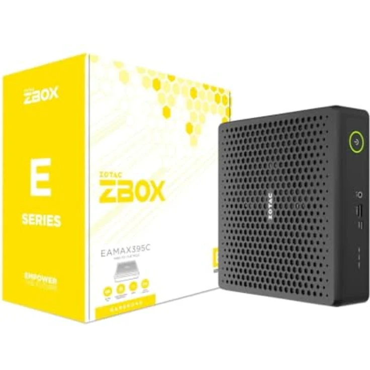 Zotac ZBOX MAGNUS EAMAX395C, Mini-PC Barebone, LPDDR5X-SDRAM, M.2, PCI Express, Wi-Fi 7 (802.11be), 240 W, 2,6L Größe – Bild 3