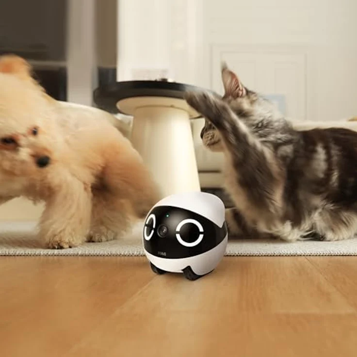 Enabot Smart Home Kamera Rola Mini - Mobiler Heimtierroboter (Innenbereich) mit 2K Ultra-Clear Kamera und langer Akkulaufzeit – Bild 2