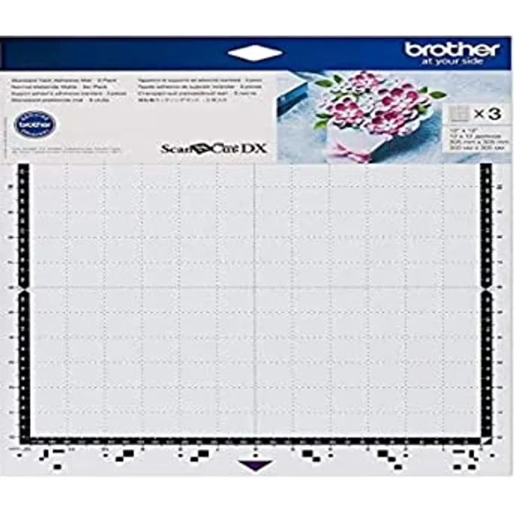 Brother 3 Standardklebstoffe für ScanNCut DX, 30,5 cm Klebebandhalterungen mit geringer Klebrigkeit für empfindliches Papier