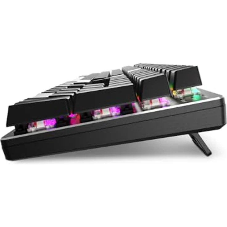 Sharkoon Skiller SGK36W RGB Huano Red USB Gamer Keyboard schwarz, kabelloser Betrieb, anpassbare RGB-Beleuchtung und rote Huano-Schalter – Bild 7