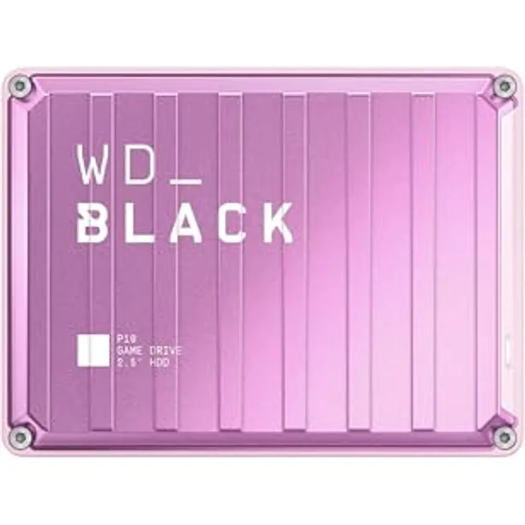 WD_BLACK P10 Game Drive 2 TB externe Festplatte (mobile und robuste High-Performance-Festplatte, bis zu 150 Spiele speichern, mit 1-monatiger Mitgliedschaft bei Discord Nitro) Rosa
