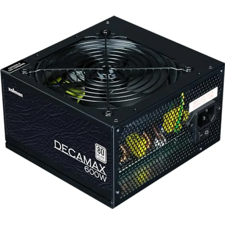 Zalman DecaMax 600 W 80Plus PC-Netzteil, ATX 80Plus
