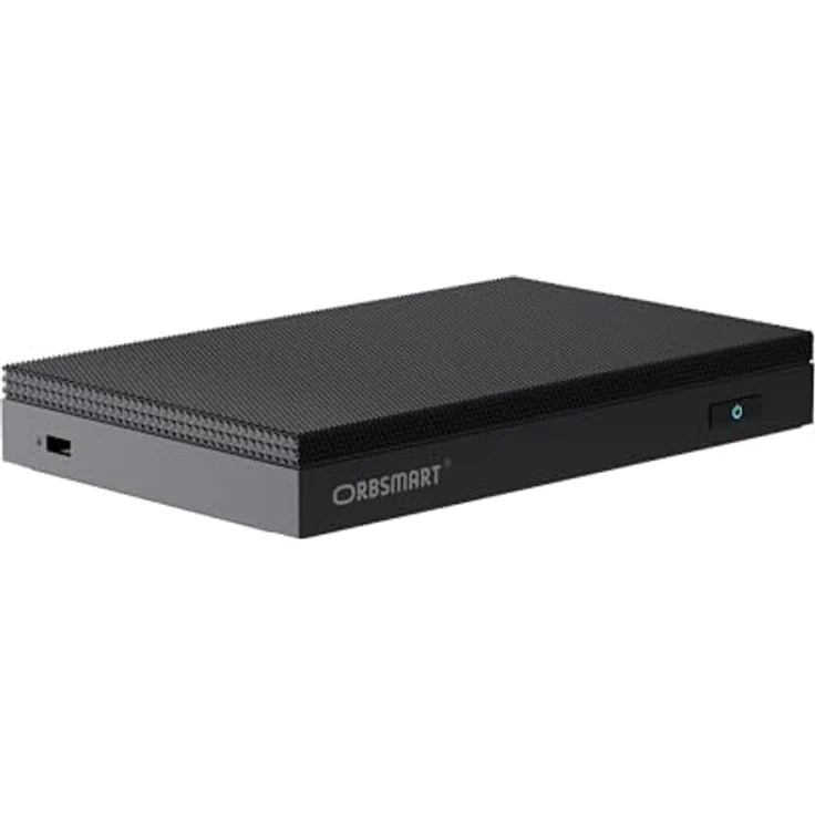 Orbsmart AW-16L Mini-PC, passiver Bürocomputer mit Intel N150, 8 GB RAM, 256 GB HDD, Windows 11 Pro, bis zu 3 Monitore, WiFi 6, lautlos – Bild 1