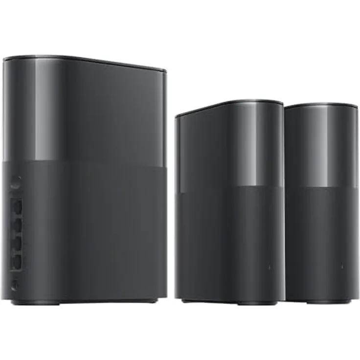 Xiaomi BE3600 Pro, Mesh Router 3er Pack mit Wi-Fi 7, Geschwindigkeiten bis zu 3570 Mbps, Grau