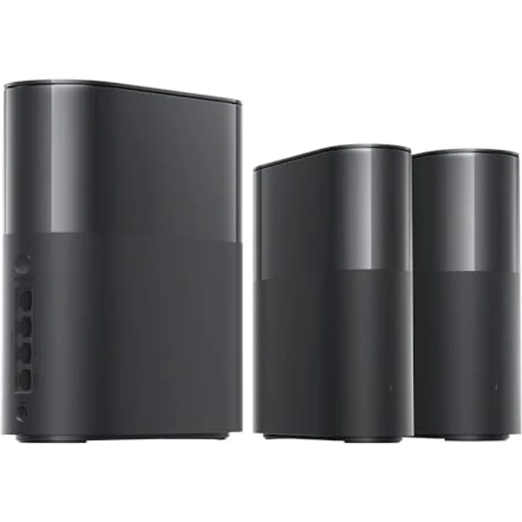 Xiaomi BE3600 Pro, Mesh Router 3er Pack mit Wi-Fi 7, Geschwindigkeiten bis zu 3570 Mbps, Grau – Bild 1