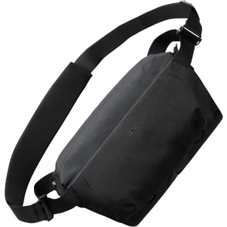Bellroy Venture Camera Sling, Foto-Schultertasche mit gepolsterten Trennwänden, abnehmbarem Tragegurt und wasserabweisendem Recycling-Gewebe - Schwarz