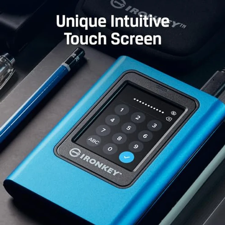 Kingston IronKey Vault Privacy 80 - Externe SSD - FIPS 197-zertifiziert mit XTS-AES-256-Bit-Verschlüsselung - Up to 230MB/s beim Lesen, 250MB/s beim Schreiben - IKVP80ES/3840G – Bild 4