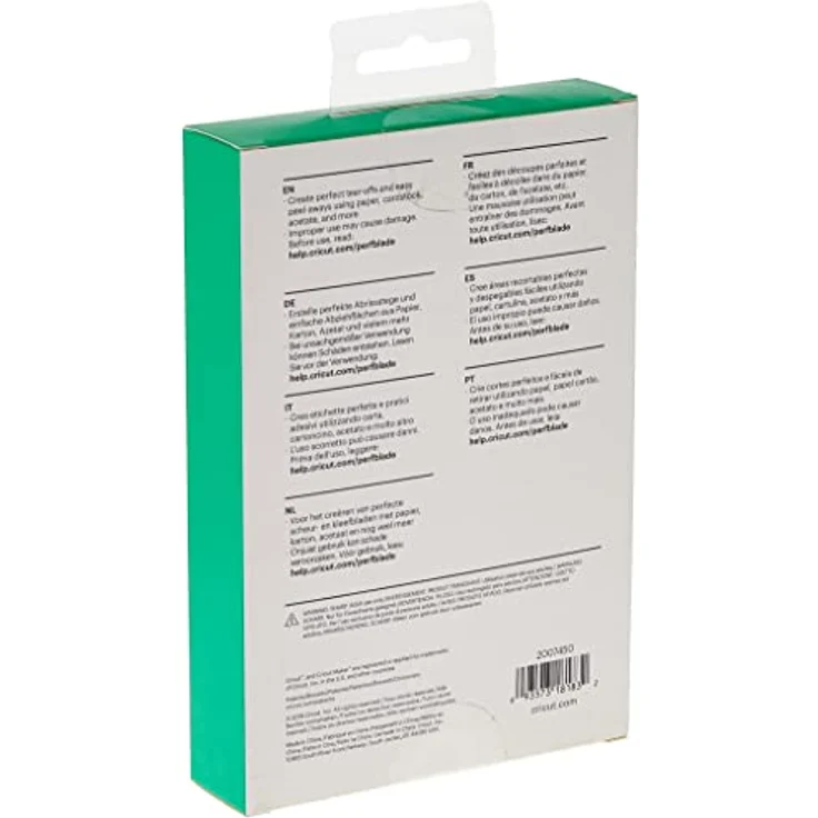 Cricut Basic Perforation Blade + QuickSwap ™ -Gehäuse, präzise Perforationsklinge für perfekte Abrisse, Metall, Gold/Silber – Bild 3