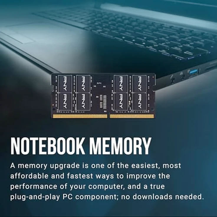 PNY 8GB Performance DDR4 3200MHz CL22 Notebook-Speicher, 1,2V, rückwärtskompatibel – Bild 5