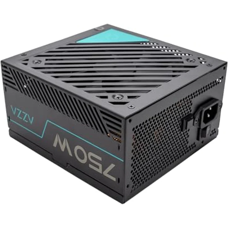 Azza PSAZ-750G 80+ Gold 750W ATX 3.0 Netzteil, Effizienter Stromverbrauch und leiser Betrieb, schwarz – Bild 2