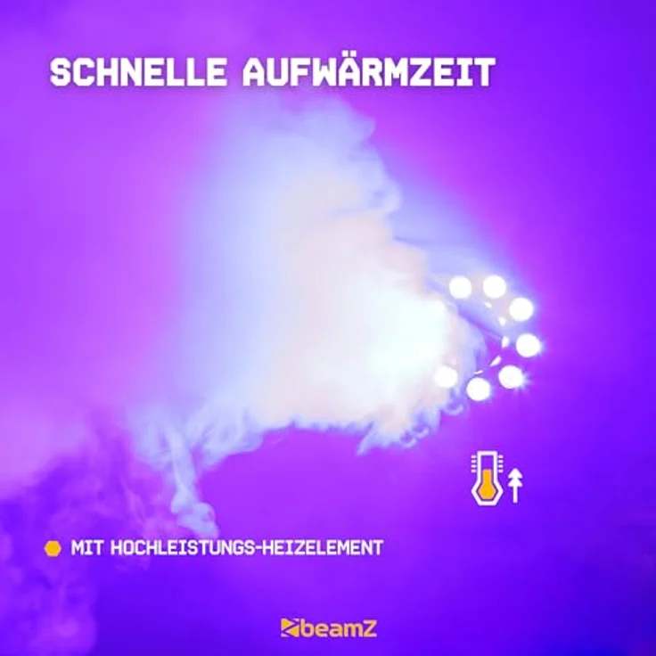 beamZ S1500LED Nebelmaschine 9x 3W RGB DMX – Bild 8