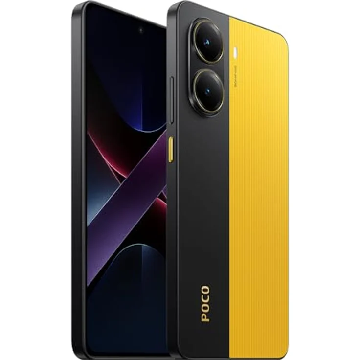 Xiaomi POCO X7 Pro 5G Smartphone 12/256GB, Gelb, mit Power Delivery (PD) und max. 90W Ladeleistung – Bild 2