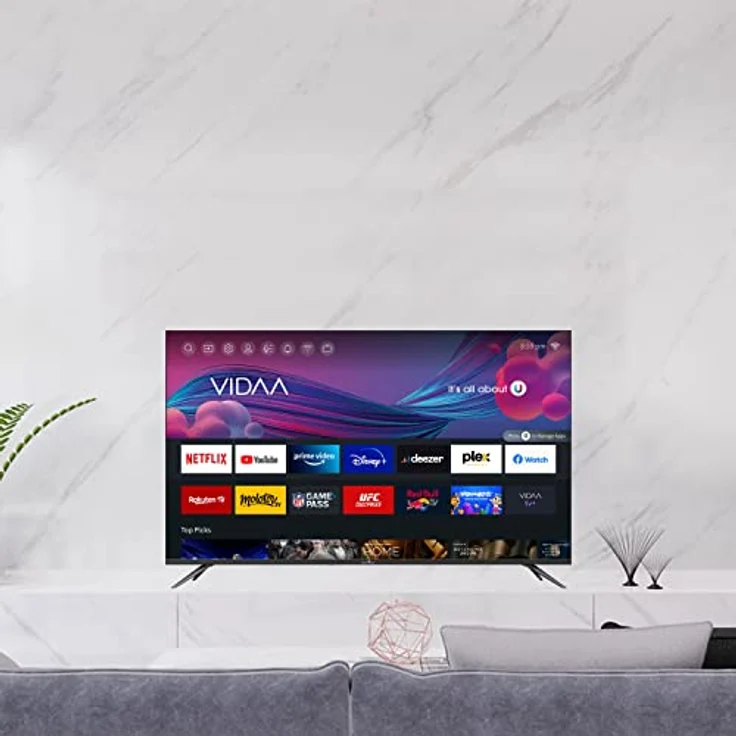 SMART TECH 4K-UHD LED 55 inch (139 cm) VIDAA Smart TV 55UV10V1 (APP Store, Netflix, YouTube, Prime Video, Spotify) – Bild 5