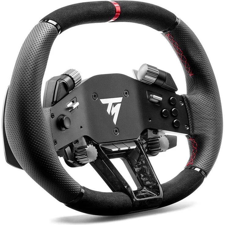Thrustmaster Hypercar Wheel AddOn, Gaming-Lenkrad in Racing-Look aus Carbon und Leder, integrierte Schaltanzeige – Bild 1