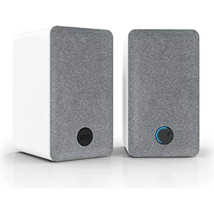 Nubert nuPro SP-200 | Weißes Boxenpaar | 2 Stück HDMI eARC-Kompaktboxen | Lautsprecher-Set mit Bluetooth aptX HD | Schreibtischlautsprecher für Homeoffice | Aktivlautsprecher für Gaming – Bild 1