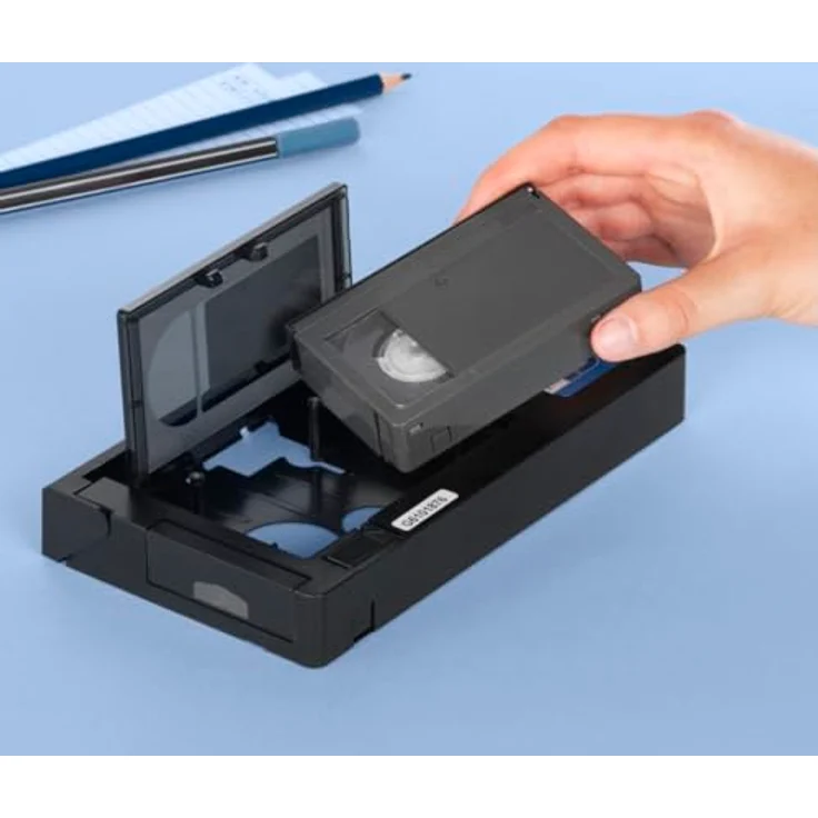 Hama Kassettenadapter für VHS-C Videokassetten (Automatisch, Batteriebetrieben) schwarz – Bild 6