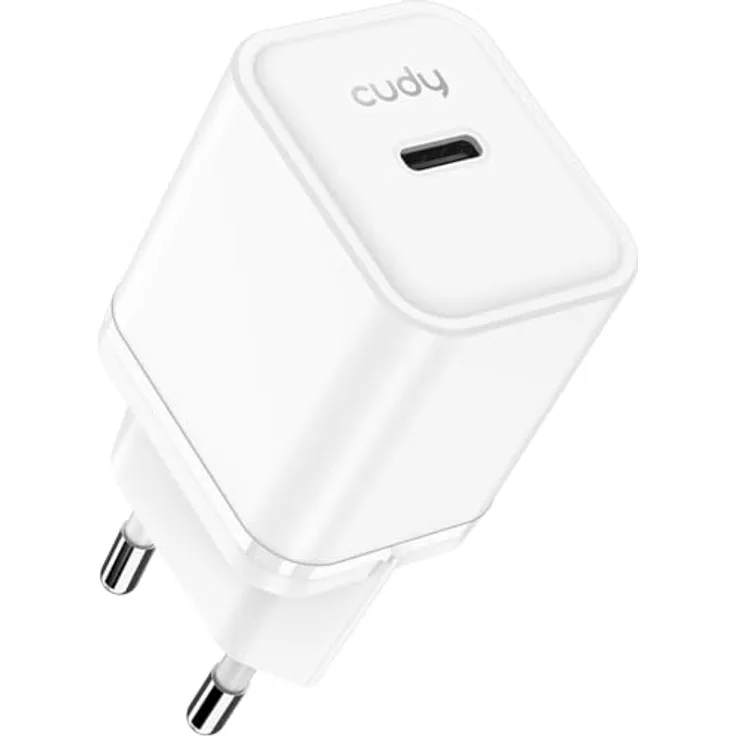 Cudy CH20 USB-C-Ladegerät, 20 W Schnellladegerät mit QC/PD 3.0 Technologie, universelle Kompatibilität für iPhone, iPad, Samsung, kompakt und leicht