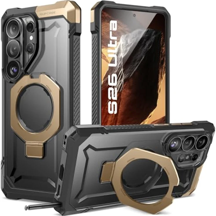 SUPCASE Unicorn Beetle Grip, Samsung Galaxy S26 Ultra Hülle mit Ringhalter, kompatibel mit MagSafe, robuste Schutzhülle in Desert, 6,9 Zoll – Bild 1