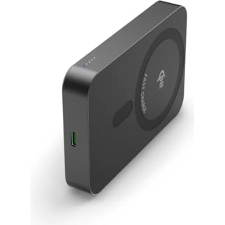 Hama 201752 Power Pack Qi2 Wireless 10000 mAh Powerbank, USB Typ-C, kabelloses Laden, anthrazit – Bild 1