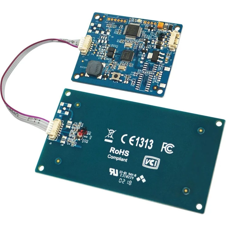 ACS ACM1252U-Y3 USB NFC Reader Module, Speicherkartenlesegerät mit abnehmbarer Antenne, Grün, unterstützt ISO 14443 Typ A/B und NFC-Transaktionen