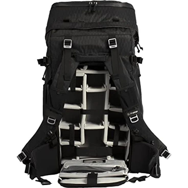 F-Stop DuraDiamond Shinn Essentials Bundle, Fotorucksack 80 l mit durchdachter Raumeinteilung, Grau – Bild 2