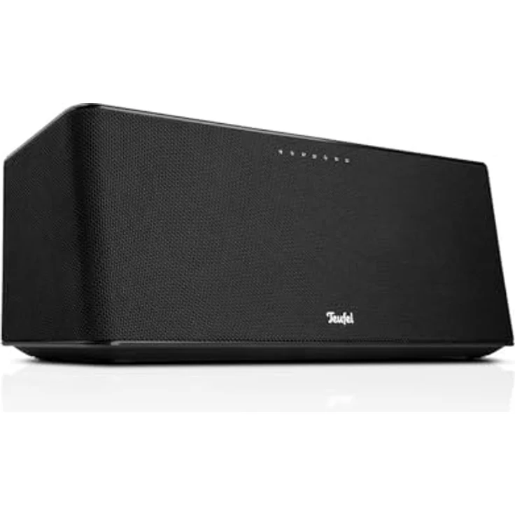 Teufel Motiv Home - All-In-One Smart Speaker - Tragbarer Kabelloser WLAN Musikstreaming Lautsprecher mit Akku, Airplay 2, Chromecast, Kraftvoller Multiroom Speaker, Bluetooth - schwarz – Bild 1
