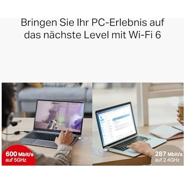 Mercusys MA60XNB Nano Bluetooth WLAN Stick, Wi-Fi 6 AX900 D bis zu 900 Mbit/s, Dual-Band, Plug-and-Play – Bild 4