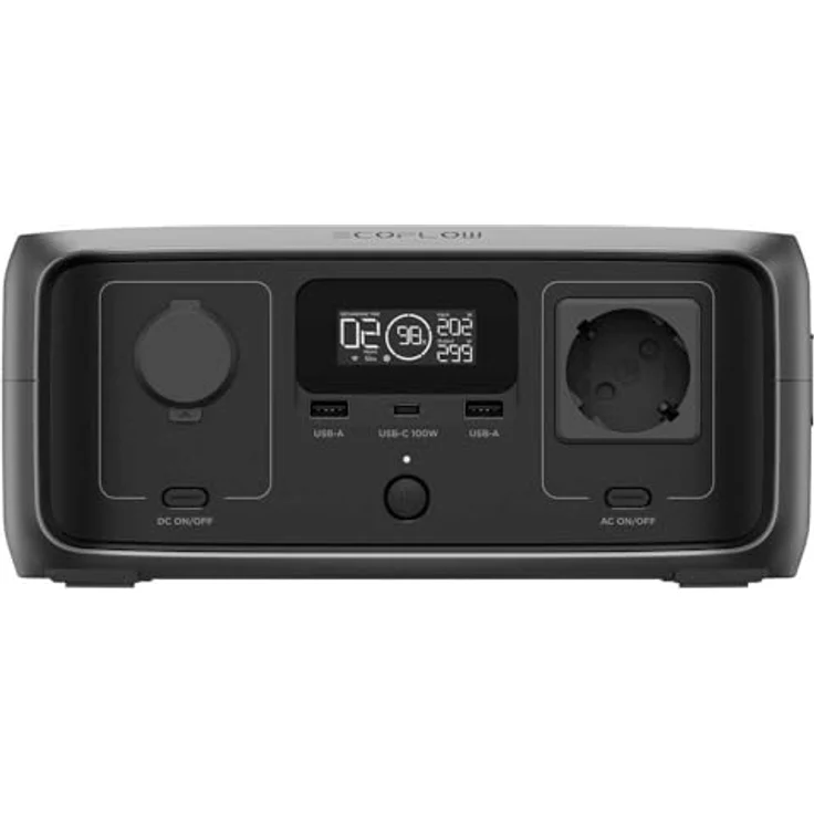 EcoFlow RIVER 3 UPS Lithium Power Station 245Wh (EFRIVER3-UPS-EU-CBOX) Powerbank mit schneller Aufladung und intelligentem Batterieschutz, Grau – Bild 3