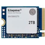 Kingston NV3 NVMe PCIe 4.0 Interne SSD 2TB M.2 2230, hohe Leistung mit bis zu 6000 MB/s Lese- und 5000 MB/s Schreibgeschwindigkeit