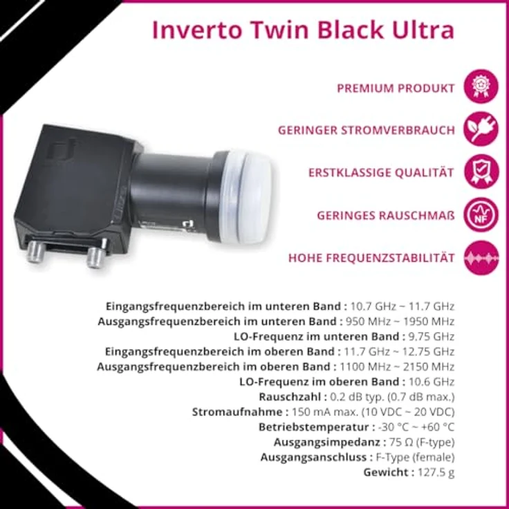 Inverto Twin Black Ultra LNB IDLT-TWL412-ULTRA-OPN – Bild 3