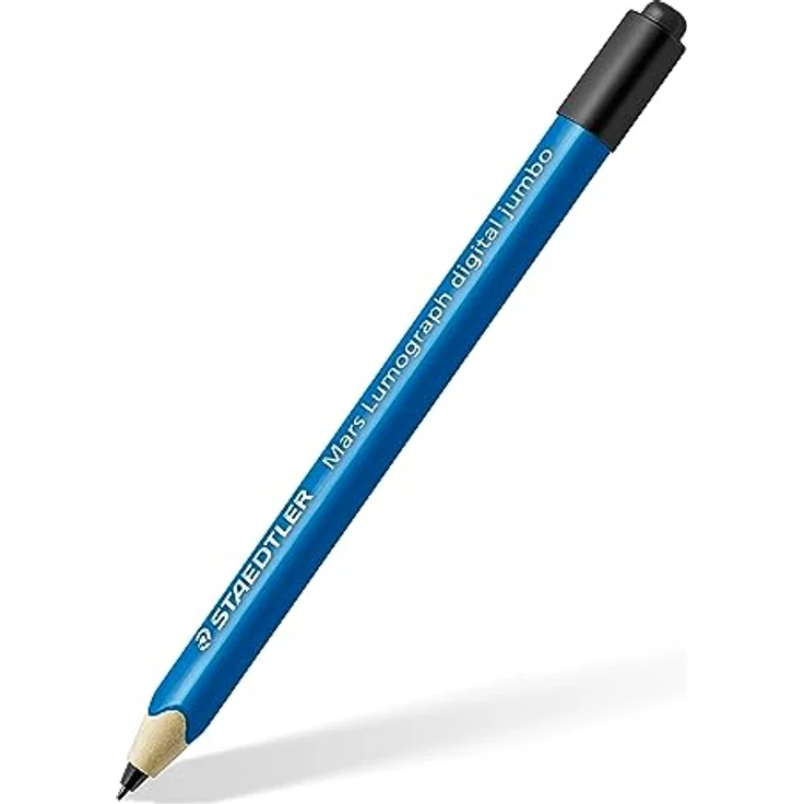 Staedtler Mars digital Jumbo 180J 22. EMR Stylus mit weichem digitalen Radierer. Eingabestift für digitales Schreiben, Zeichnen und Radieren auf EMR Touchscreens (4.096 Druckstufen, 0.7 mm Spitze) – Bild 1