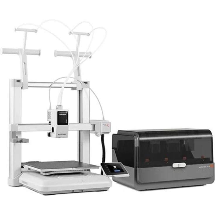 ANYCUBIC Kobra X Combo, 3D Drucker mit ACE 2 Pro Mehrfarbdruck, automatischer Nivellierung und Wi-Fi Steuerung, bis 600 mm/s