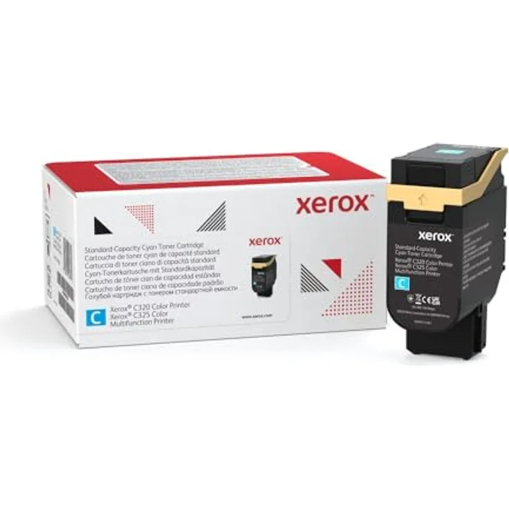 Xerox Original C320 / C325 Cyan Standard kapazität Tonerpatrone (1,800 pages) - 006R04820, Zuverlässiger Toner mit hoher Leistung