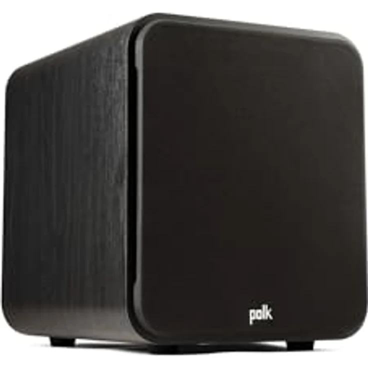 Polk Audio Signature Elite 8-Zoll-Subwoofer mit 100 Watt, nach vorne abstrahlender Tieftöner, schwarz – Bild 2