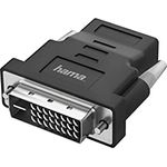 Hama DVI auf HDMI Adapter (Monitoradapter 4K Ultra HD, Kompaktadapter DVI Stecker – HDMI Kupplung, Video Adapter für PC, Notebook zum Anschluss an Monitor, TV, Beamer) - Preisvergleich
