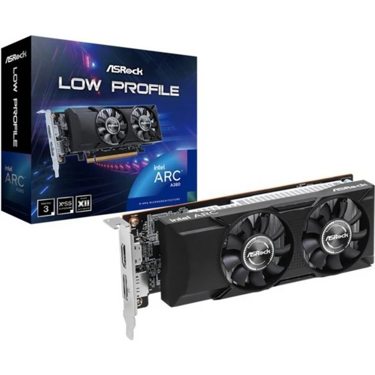 Asrock Arc A380 Low Profile Grafikkarte, Next-Gen-Grafikkarte – Bild 1