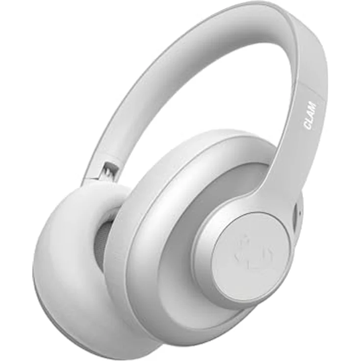 Fresh 'n Rebel Clam Ace Bluetooth Kopfhörer Over Ear mit Hybrid Active Noise Cancelling, 60 Stunden spielzeit, Perfect Calling, Schnellladung, Wind-Noise Cancelling, Tastensteuerung (Grau) – Bild 1