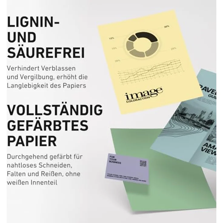 Image Coloraction - farbiges Kopierpapier Iceberg-eisblau 80g-m² A4 - Paket zu 500 Blatt – Bild 6