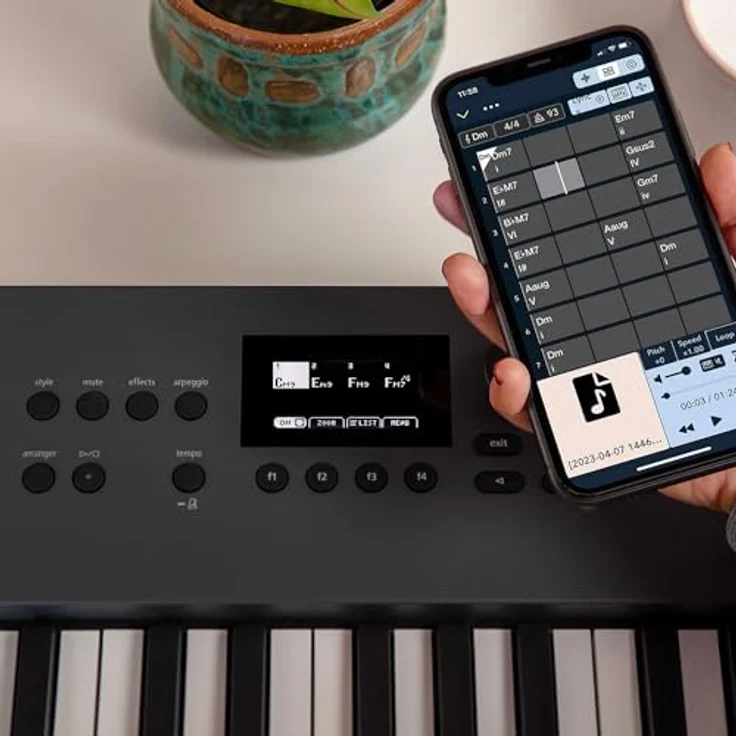 Roland GO:KEYS 5, Music Creation Keyboard mit 61 anschlagsdynamischen Tasten, Zen-Core Soundengine, Bluetooth 5.0 und inkl. Keyboardständer, Graphit – Bild 6