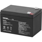 VIPOW Blei Akku Industrieakku, wartungsfrei 12V 12Ah, kompakte Bauweise, 5 Jahre Lebensdauer