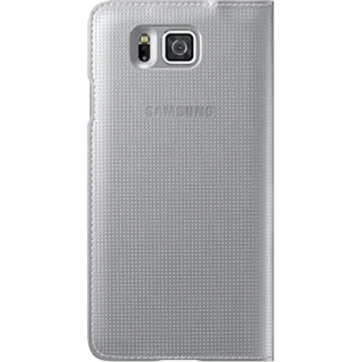 Samsung S-View Schutzhülle Flip Case Cover für Samsung Galaxy Alpha - Schwarz – Bild 2