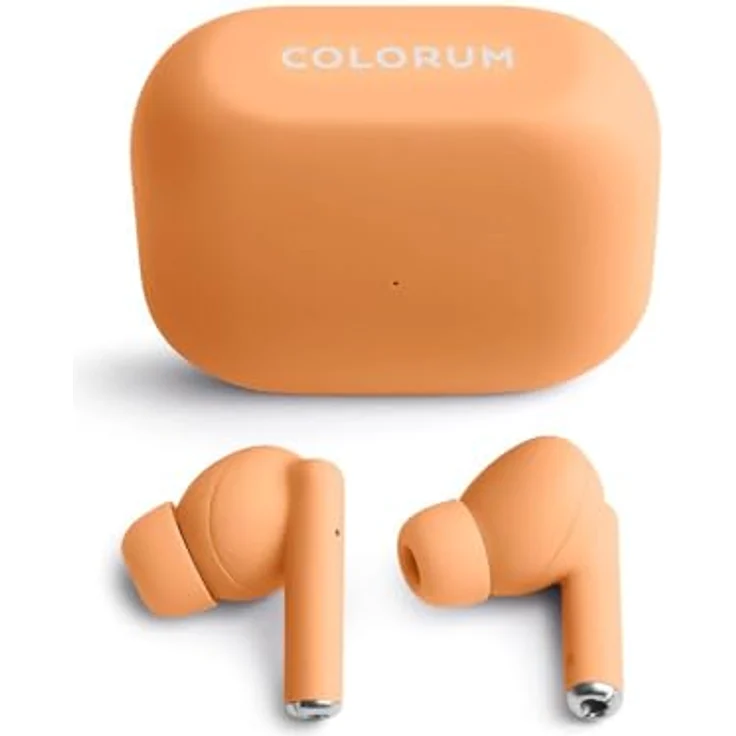 Forever COLORUM TWS Bluetooth-Kopfhörer CTWS-14, 23 Stunden Akkulaufzeit, kabellos, Beige – Bild 2