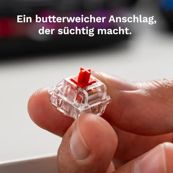 Glorious Fox Standard Switches, mechanisch, 3-Pin, linear, MX-Stem, 45g - lubed, 110 Stück – Bild 2