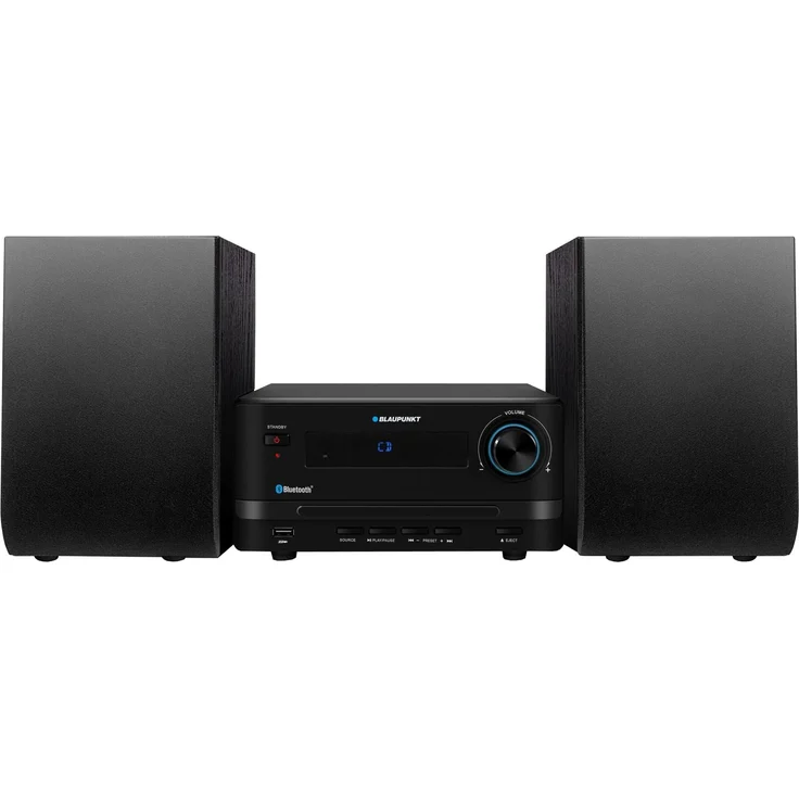 Blaupunkt MS14BT (Bluetooth, CD Player, 4x 15 W), Stereoanlage, Schwarz – Bild 1