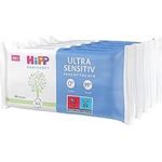 HiPP Babysanft Feuchttücher, Ultra Sensitiv mit innovativer Schwämmchenstruktur, 5 x 48 Tücher